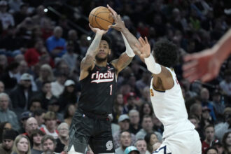 Blazers coach Chauncey Billups talks about surprise about Denver Nuggets on final play of Portland win