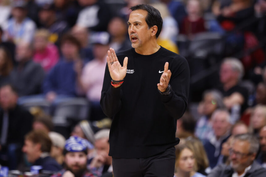 Erik Spoelstra praises Heat star's return to game after receiving seven stitches: 'He's tough'