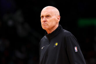 Indiana Pacers manager Rick Carlisle reveals a ray of hope amid crushing defeat: ``He protected himself to the hilt.''