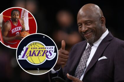 James Worthy says the Los Angeles Lakers have a star who plays like Moses Malone and he's at his peak