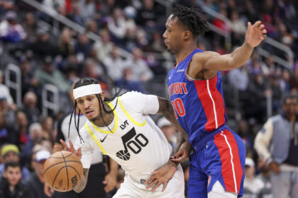 Tensions escalate during the Jazz-Pistons showdown, with Jordan Clarkson and Ron Holland II nearly getting into a fistfight.