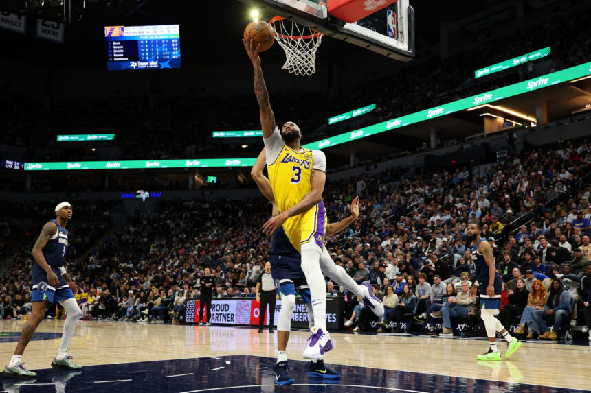 Anthony Davis throws the shade of the Timber Wolves star when calling the NBA.