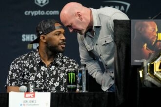 Jon Jones and Dana White, UFC