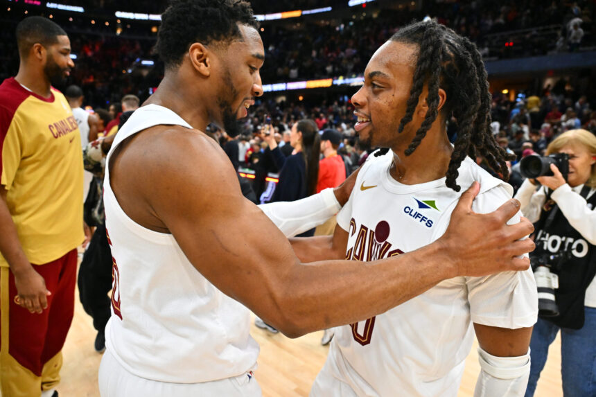 Darius Garland and Donovan Mitchell crown the Cavaliers the 'best team in the league' after their big season win over the Thunder.