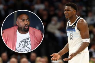 Gilbert Arenas laughs off Anthony Edwards' double-team trouble, saying, "I've never seen it before..."