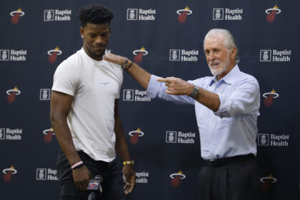 Stephen A. Smith defends Jimmy Butler, criticizes Pat Riley for not surrounding Heat's struggling star with the best supporting cast: 'I can't blame him.'