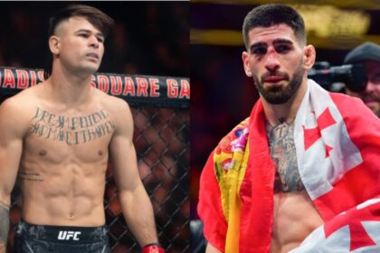 Diego Lopez claims that the UFC forced Ilia Topria to open the featherweight title for a lightweight move: "They were very clear."