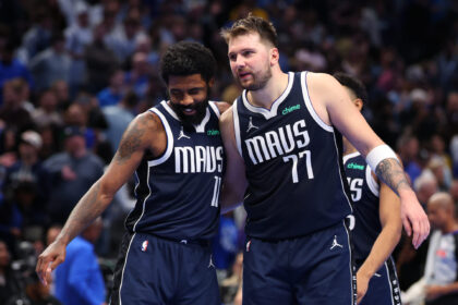 Kyrie Irving shares hopes and expectations for Luka Donsic's first game with the Mavericks.