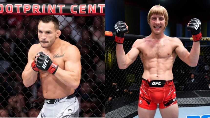 Michael Chandler and Paddy Pimblett