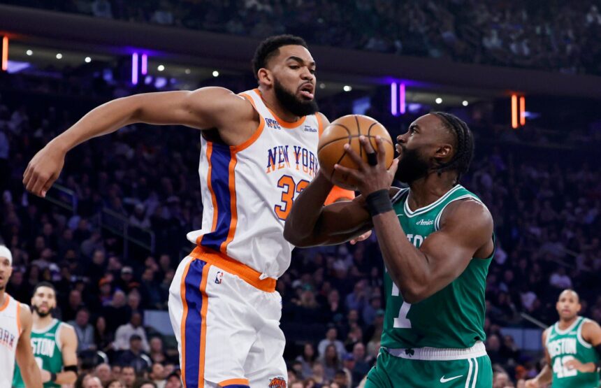 Tim Bontemps says the Knicks won't have a chance to beat the Celtics, Karl Anthony Towns is part of the reason