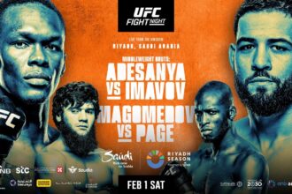 UFC Saudi Arabia, Adesanya, Imavov, Results, UFC