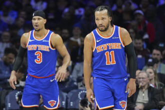 "Wake the Hell Up"... Jalen Brunson and Josh Hart don't hold back the New York Knicks Records vs. the top team