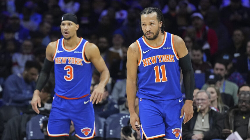 "Wake the Hell Up"... Jalen Brunson and Josh Hart don't hold back the New York Knicks Records vs. the top team