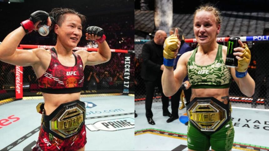 Zhang Weili Valentina Shevchenko