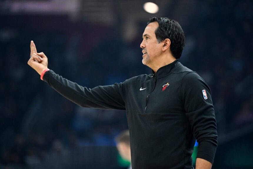 Erik Spoelstra says the Miami Heat has "monsters" who are feeling the pain of their team running