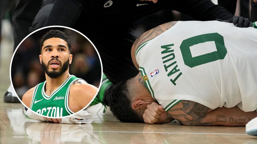 Latest update on the horror of Celtics fans, superstars, who are worried about Jason Tatum getting injured and leaving the game