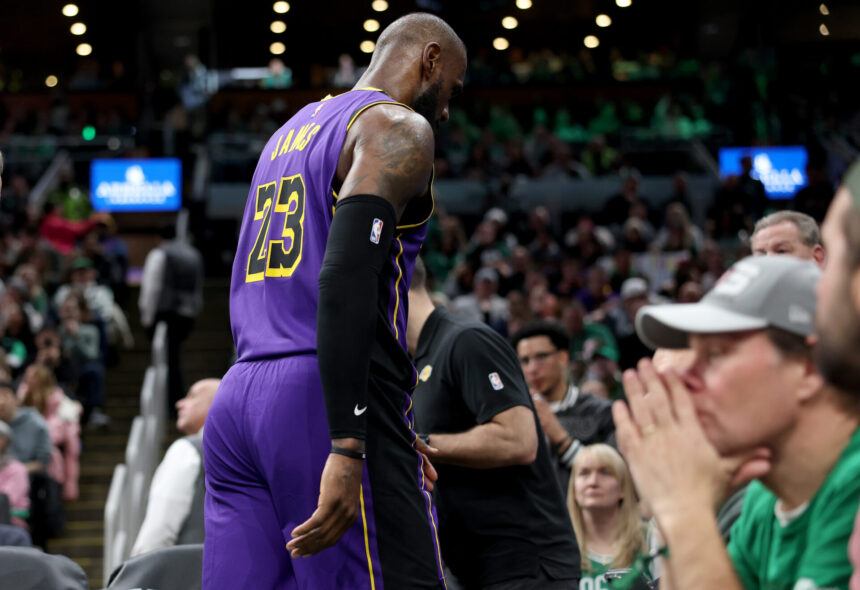 NBA Insider reveals the latest updates on concerns about LeBron James injuries he suffered during the Boston Celtics' LA Lakers defeat