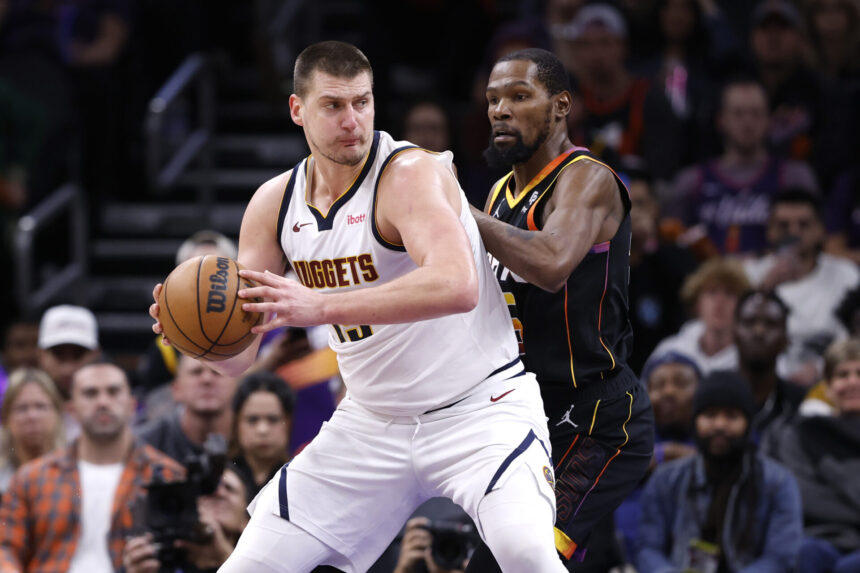 "No, he's not"... Kevin Durant immediately shuts down questions about Nicola Jokic after his historic performance