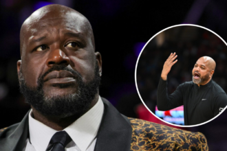 Shaquille O'Neal makes a ridiculous mistake about the Pistons head coach and refuses to fix it.