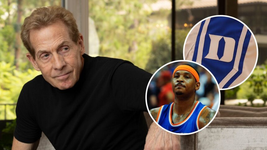 Skip Bayless predicts that "better NBA players" than Carmelo Anthony will lead Duke to the 2025 NCAA Championship