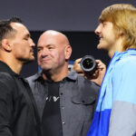 Michael Chander Paddy Pimblett faceoff