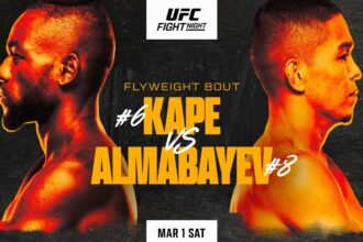 UFC Vegas 103, Results, Manel Kape, Asu Almabayev, UFC