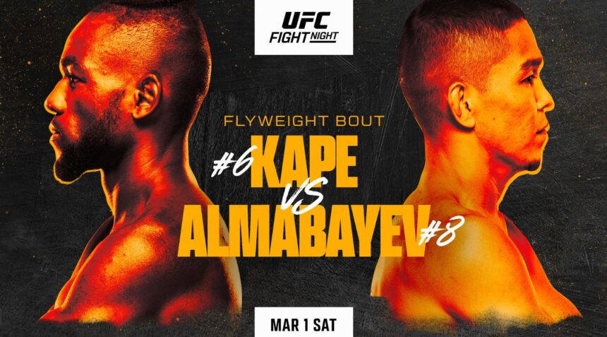 UFC Vegas 103, Results, Manel Kape, Asu Almabayev, UFC