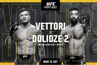 UFC Vegas 104, Results, Marvin Vettori, Roman Dolidze, UFC